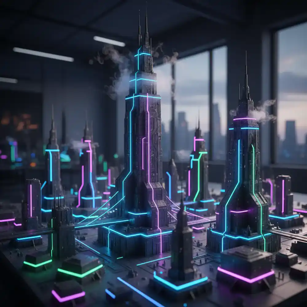 3D printed architectural scale model
